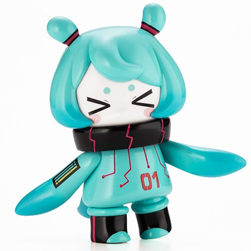 Kotobukiya Hinomoto Heavy Industries Series Ocean Exploration Robot Denshitako No.3 [Hatsune Miku Color Ver.], Pre-Painted PVC Action Figure