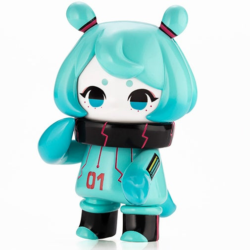 Kotobukiya Hinomoto Heavy Industries Series Ocean Exploration Robot Denshitako No.3 [Hatsune Miku Color Ver.], Pre-Painted PVC Action Figure