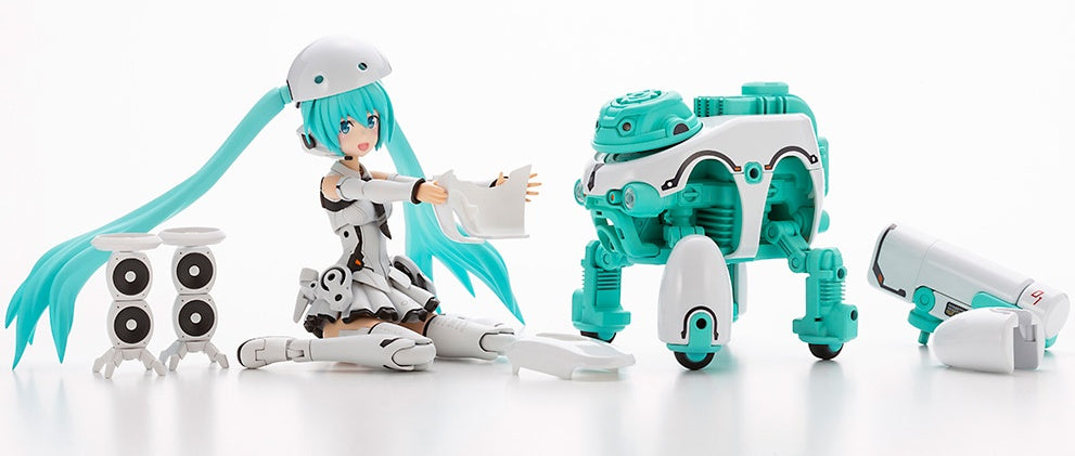 Kotobukiya Frame Arms Girl Series Frame Music Girl Hatsune Miku [Maruttoys Ver.] & Tamotu [Miku Ver.], Action Figure Kit