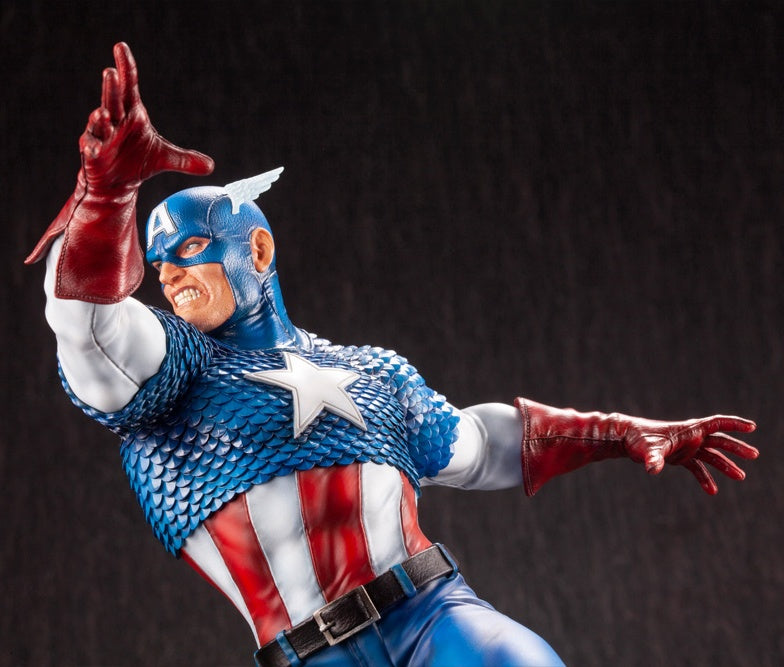 Kotobukiya 1/6 Captain America Avengers Fine Art Statue, Marvel Universe Series