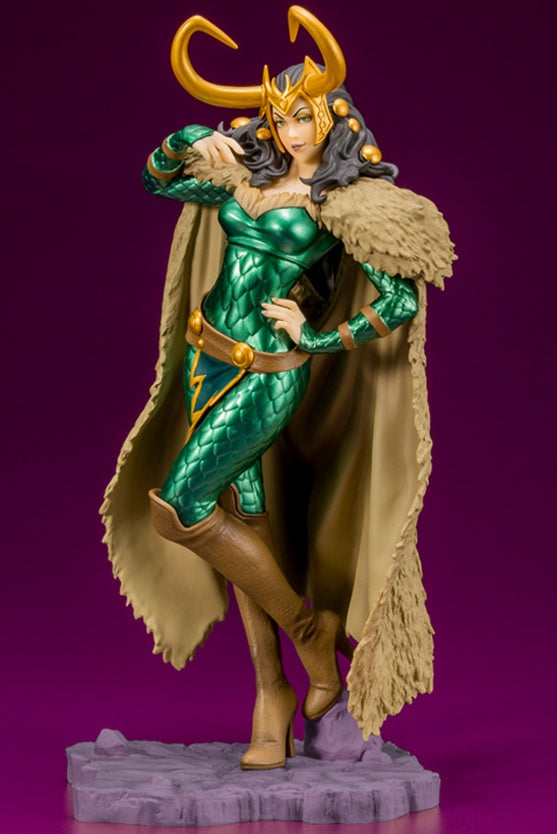 Kotobukiya 1/7 Marvel Series Loki Laufeyson Bishoujo, Pre-Painted PVC Statue