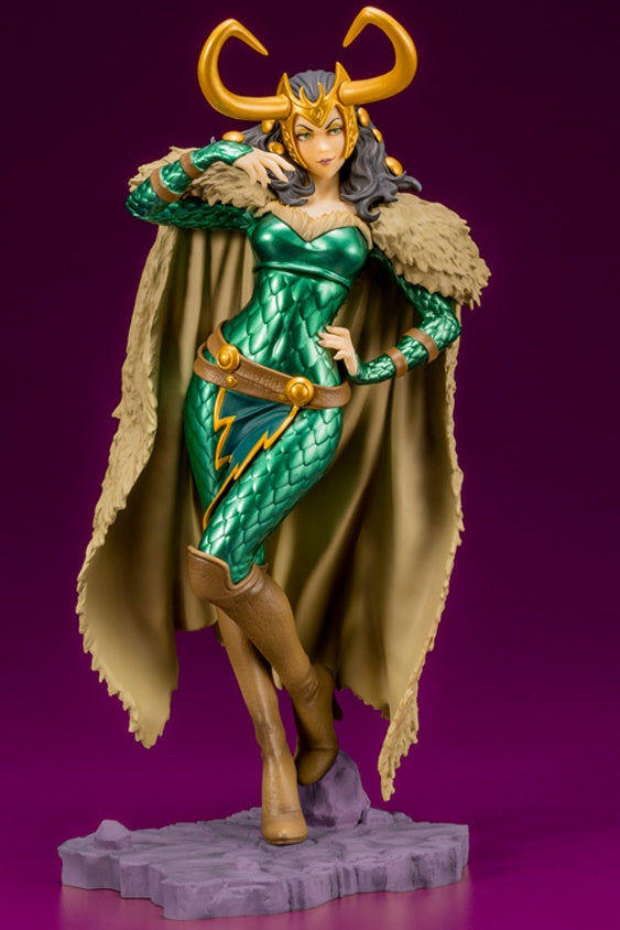 Kotobukiya 1/7 Marvel Series Loki Laufeyson Bishoujo, Pre-Painted PVC Statue