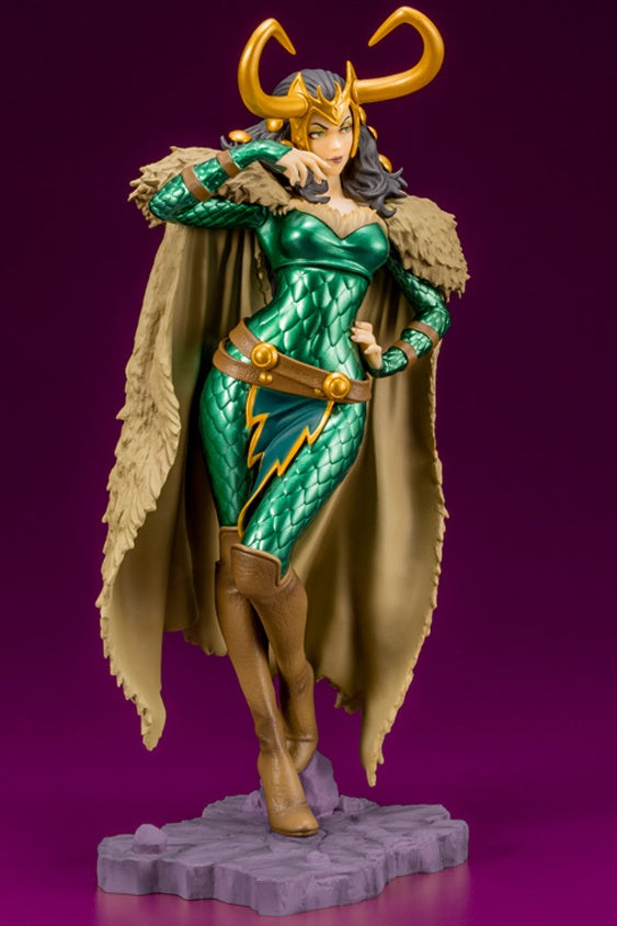 Kotobukiya 1/7 Marvel Series Loki Laufeyson Bishoujo, Pre-Painted PVC Statue