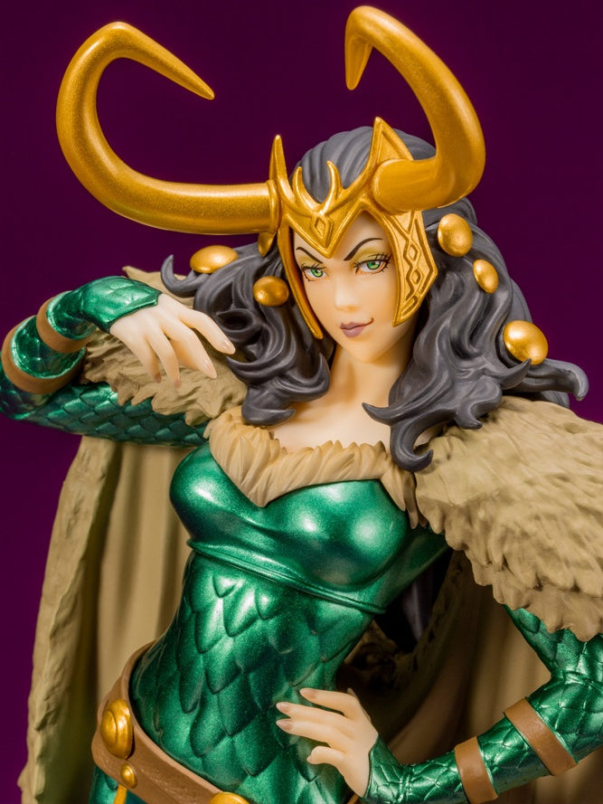 Kotobukiya 1/7 Marvel Series Loki Laufeyson Bishoujo, Pre-Painted PVC Statue