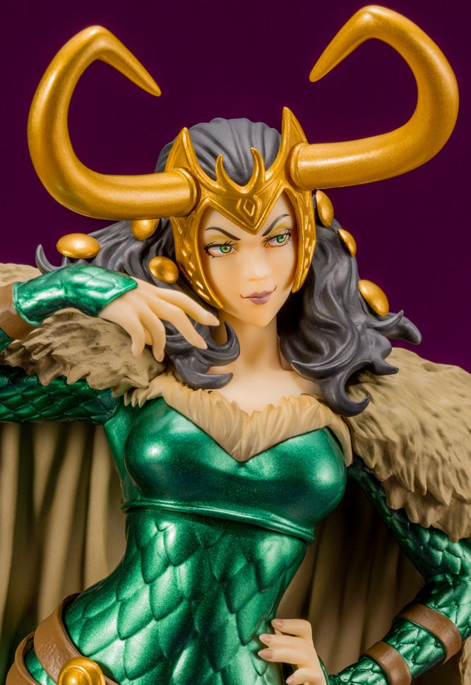 Kotobukiya 1/7 Marvel Series Loki Laufeyson Bishoujo, Pre-Painted PVC Statue