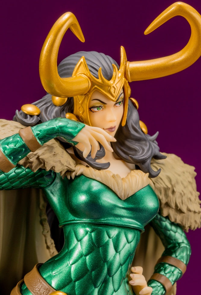 Kotobukiya 1/7 Marvel Series Loki Laufeyson Bishoujo, Pre-Painted PVC Statue