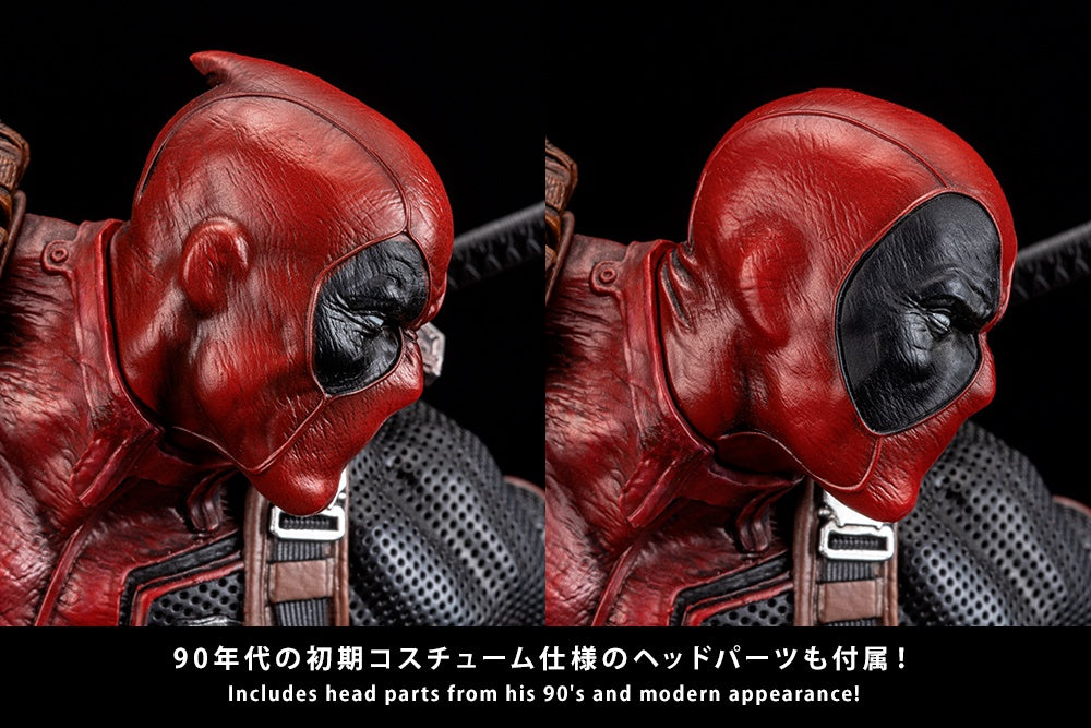 Kotobukiya 1/6 Marvel Universe Series Deadpool Fine Art Statue Signature Series -Featuring The Kucharek Brothers, Cold Cast Statue