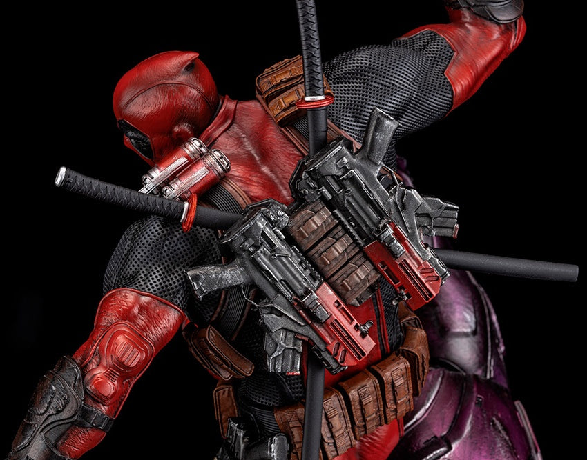 Kotobukiya 1/6 Marvel Universe Series Deadpool Fine Art Statue Signature Series -Featuring The Kucharek Brothers, Cold Cast Statue - P-REX Hobby