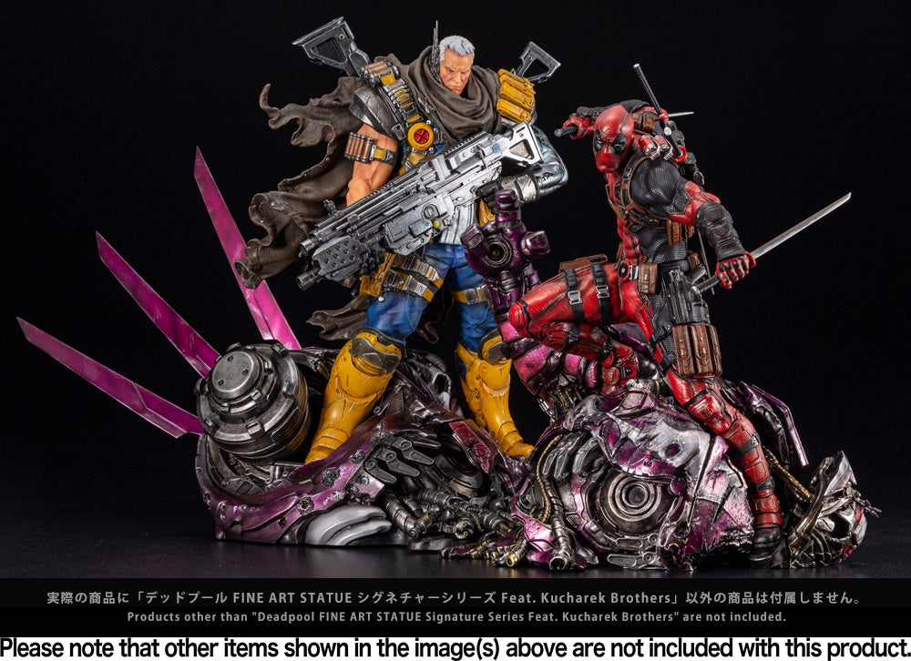 Kotobukiya 1/6 Marvel Universe Series Deadpool Fine Art Statue Signature Series -Featuring The Kucharek Brothers, Cold Cast Statue - P-REX Hobby