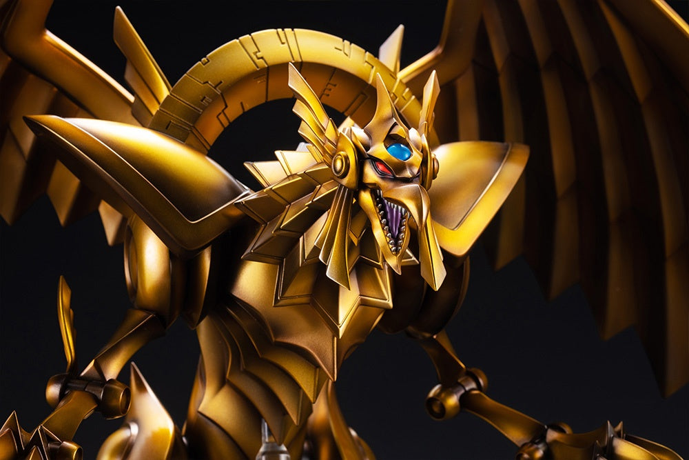 Kotobukiya YU-GI-OH Series The Winged Dragon of Ra Egyptian God Statue, Pre-painted PVC Statue