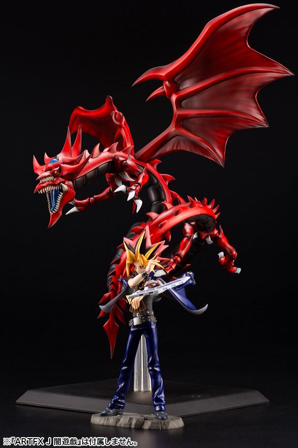 Kotobukiya YU-GI-OH Series Slifer the Sky Dragon Egyptian God Statue, Pre-painted PVC Statue