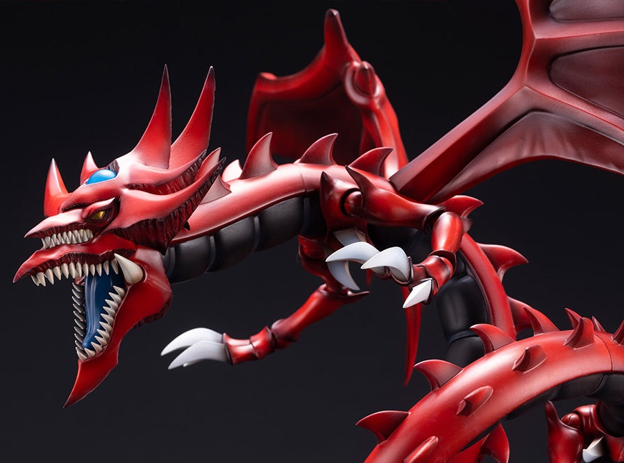 Kotobukiya YU-GI-OH Series Slifer the Sky Dragon Egyptian God Statue, Pre-painted PVC Statue