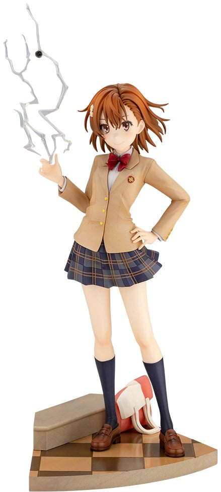 Kotobukiya 1/7 A Certain Scientific Railgun T Series Misaka Mikoto 15th Anniversary Ver., Pre-Painted PVC Statue