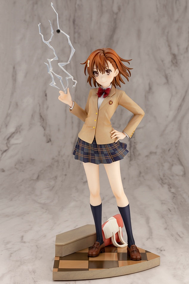 Kotobukiya 1/7 A Certain Scientific Railgun T Series Misaka Mikoto 15th Anniversary Ver., Pre-Painted PVC Statue