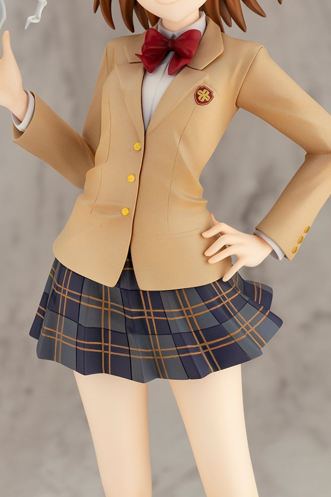 Kotobukiya 1/7 A Certain Scientific Railgun T Series Misaka Mikoto 15th Anniversary Ver., Pre-Painted PVC Statue