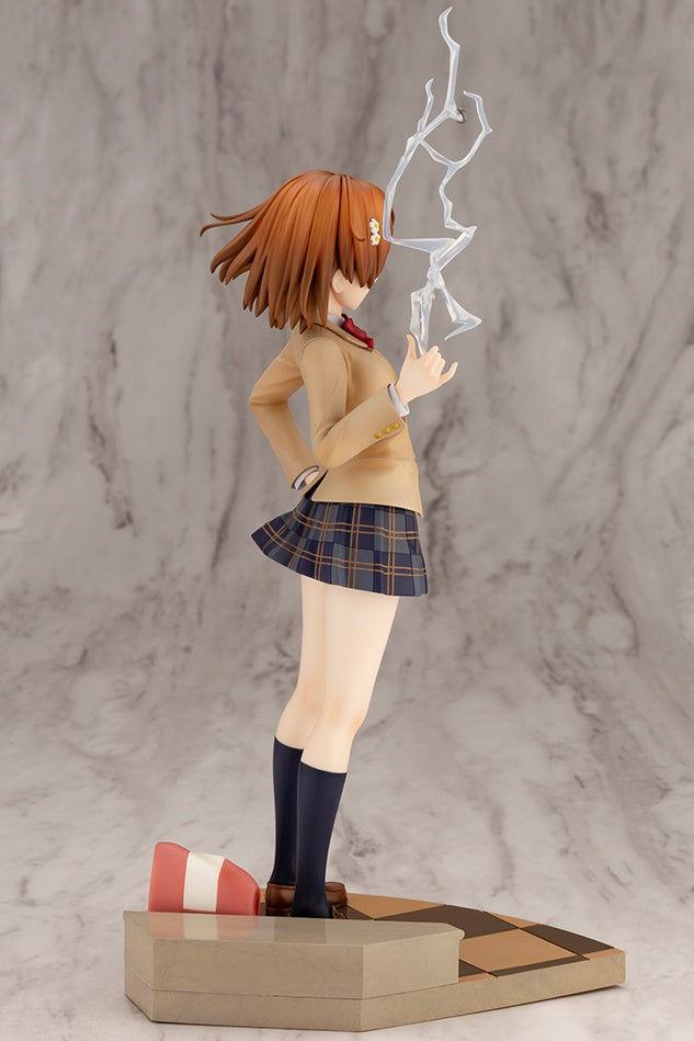 Kotobukiya 1/7 A Certain Scientific Railgun T Series Misaka Mikoto 15th Anniversary Ver., Pre-Painted PVC Statue