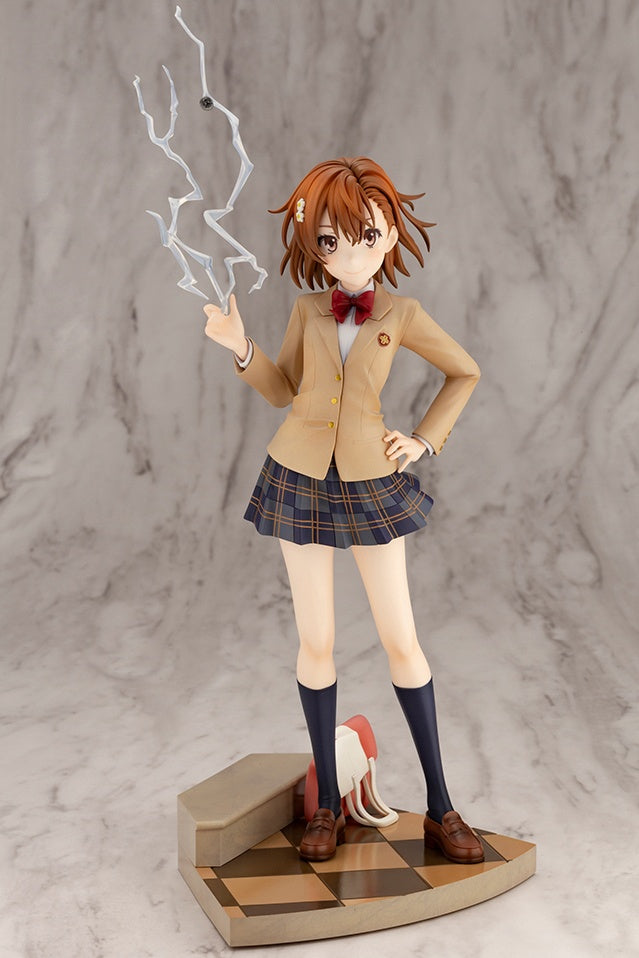 Kotobukiya 1/7 A Certain Scientific Railgun T Series Misaka Mikoto 15th Anniversary Ver., Pre-Painted PVC Statue