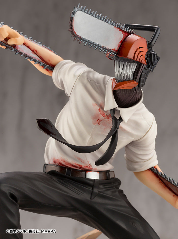 Kotobukiya 1/8 Chainsaw Man Series ARTFX J Chainsaw Man, Pre-Painted PVC Statue