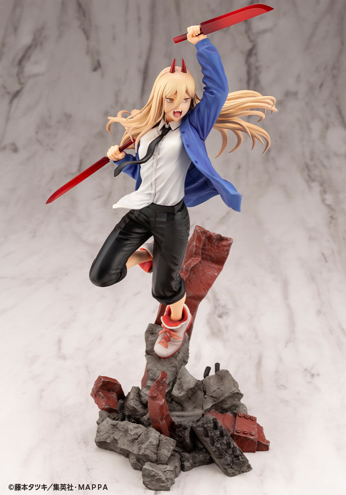 Kotobukiya 1/8 Chainsaw Man Series ARTFX J Power, Pre-Painted PVC Statue