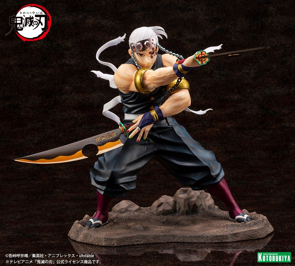 Kotobukiya 1/8 Demon Slayer: Kimetsu no Yaiba Series ARTFX J Tengen Uzui Scale Figue