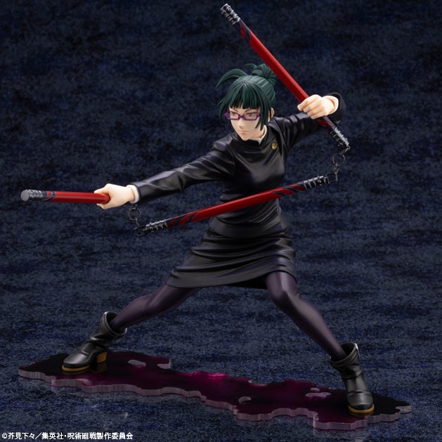 Kotobukiya 1/8 Jujutsu Kaisen Series ARTFX J Maki Zen'In, Pre-Painted PVC Statue