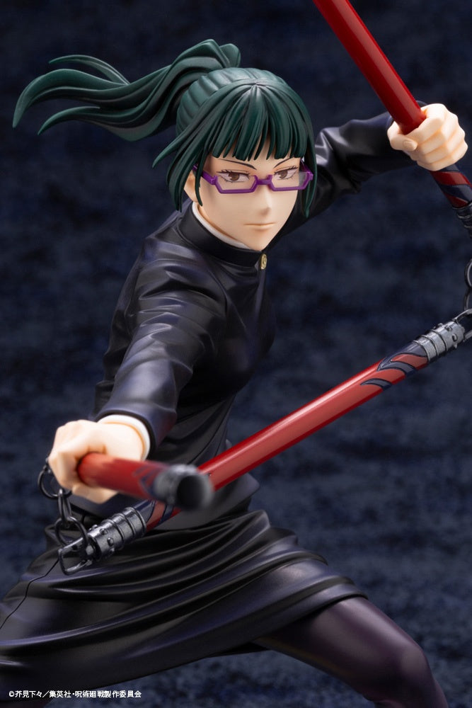 Kotobukiya 1/8 Jujutsu Kaisen Series ARTFX J Maki Zen'In, Pre-Painted PVC Statue