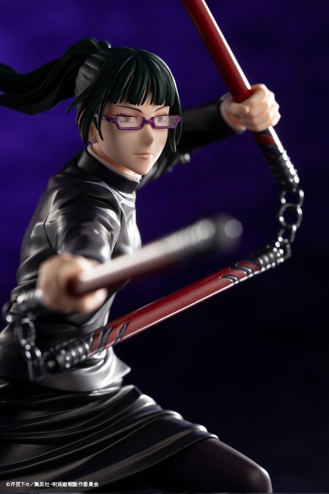 Kotobukiya 1/8 Jujutsu Kaisen Series ARTFX J Maki Zen'In, Pre-Painted PVC Statue