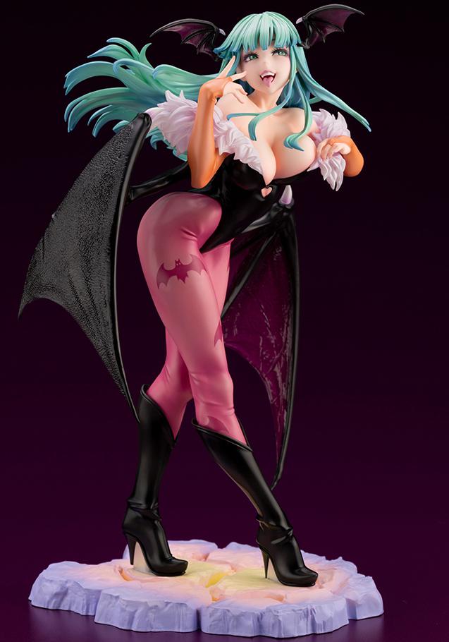 Kotobukiya 1/7 Darkstalkers Series Morrigan Bishoujo, Pre-Painted PVC Statue