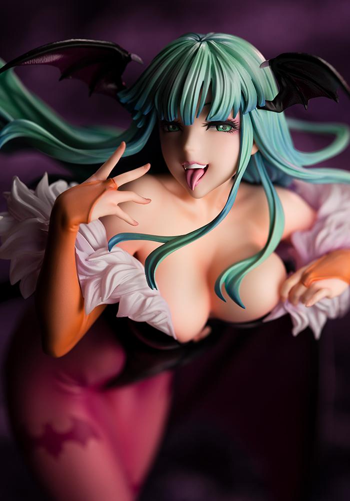 Kotobukiya 1/7 Darkstalkers Series Morrigan Bishoujo, Pre-Painted PVC Statue