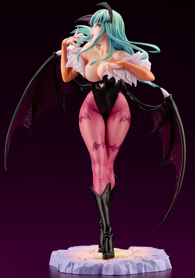 Kotobukiya 1/7 Darkstalkers Series Morrigan Bishoujo, Pre-Painted PVC Statue