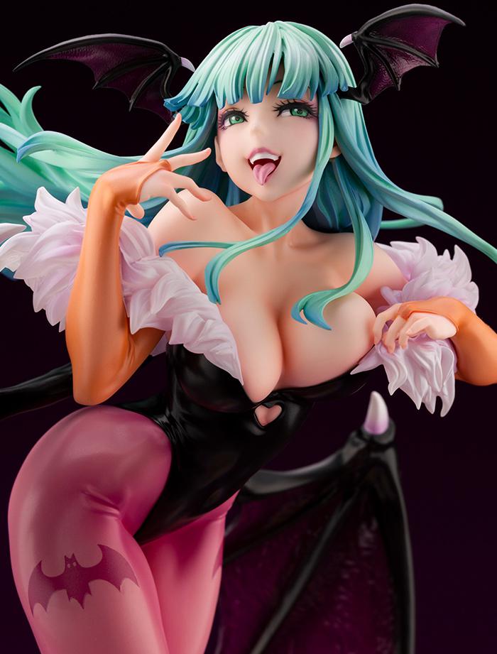 Kotobukiya 1/7 Darkstalkers Series Morrigan Bishoujo, Pre-Painted PVC Statue