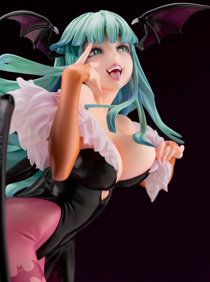 Kotobukiya 1/7 Darkstalkers Series Morrigan Bishoujo, Pre-Painted PVC Statue