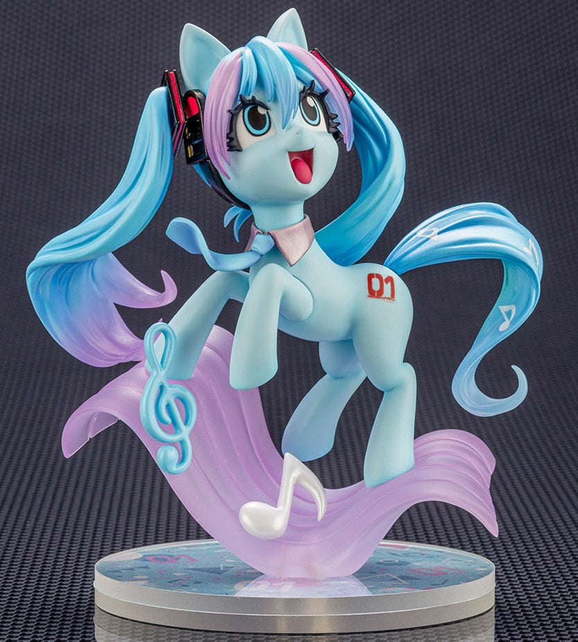 Kotobukiya 1/7 Hatsune Miku Feat. My Little Pony Bishoujo Statue, Pre-Painted PVC Statue