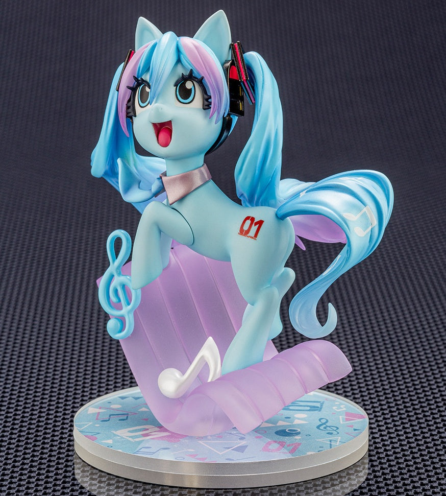 Kotobukiya 1/7 Hatsune Miku Feat. My Little Pony Bishoujo Statue, Pre-Painted PVC Statue