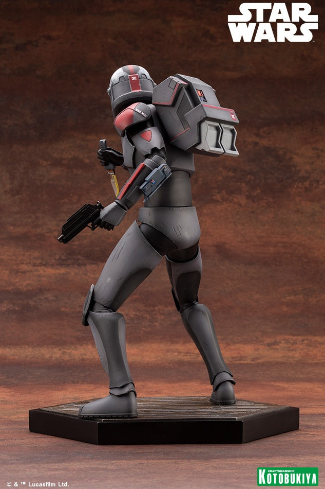 Kotobukiya 1/7 Star Wars: The Bad Batch Series ARTFX Hunter The Bad Batch, Pre-painted PVC Statue