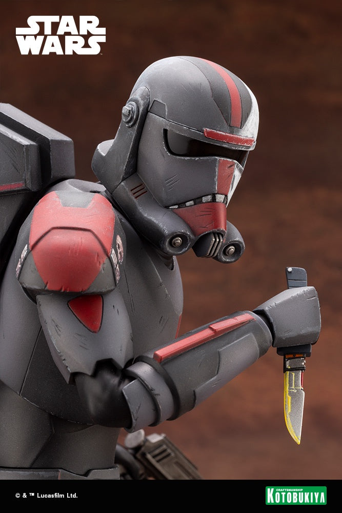 Kotobukiya 1/7 Star Wars: The Bad Batch Series ARTFX Hunter The Bad Batch, Pre-painted PVC Statue