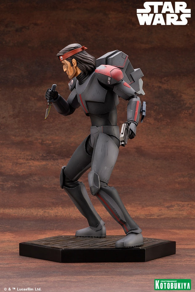 Kotobukiya 1/7 Star Wars: The Bad Batch Series ARTFX Hunter The Bad Batch, Pre-painted PVC Statue