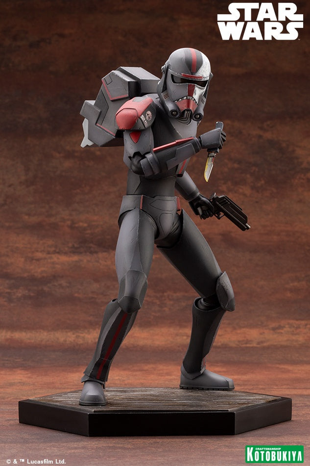 Kotobukiya 1/7 Star Wars: The Bad Batch Series ARTFX Hunter The Bad Batch, Pre-painted PVC Statue