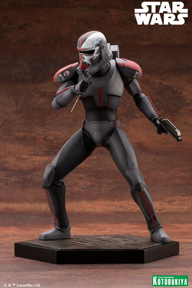 Kotobukiya 1/7 Star Wars: The Bad Batch Series ARTFX Hunter The Bad Batch, Pre-painted PVC Statue