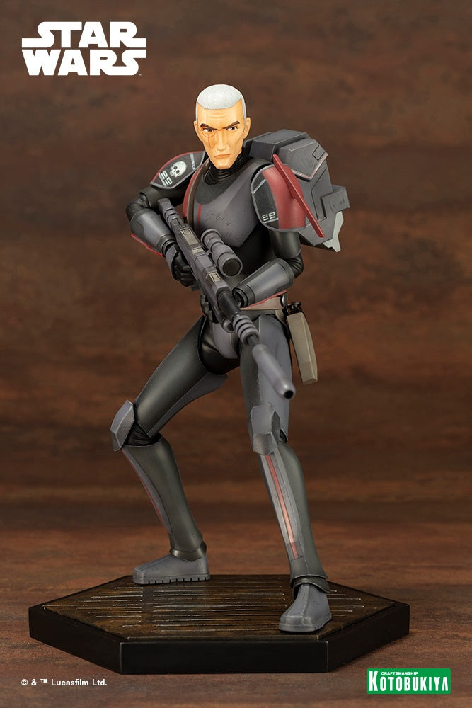 Kotobukiya 1/7 Star Wars: The Bad Batch Series Artfx Crosshair The Bad Batch, Pre-Painted PVC Easy-to-Assemble Statue