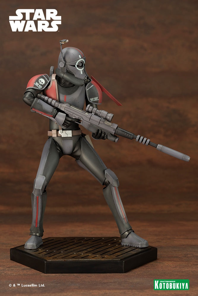 Kotobukiya 1/7 Star Wars: The Bad Batch Series Artfx Crosshair The Bad Batch, Pre-Painted PVC Easy-to-Assemble Statue