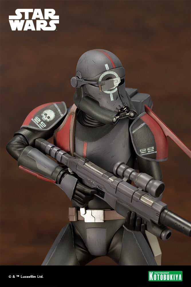 Kotobukiya 1/7 Star Wars: The Bad Batch Series Artfx Crosshair The Bad Batch, Pre-Painted PVC Easy-to-Assemble Statue