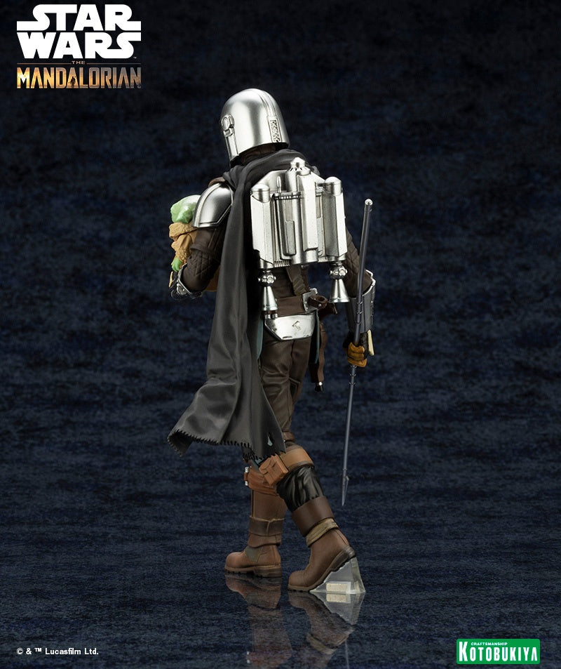 Kotobukiya 1/10 ARTFX+ MANDALORIAN™& GROGU™ with Beskar Staff, Figurine