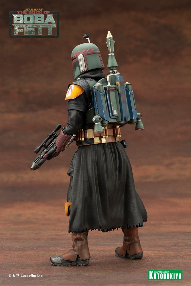 Kotobukiya 1/10 Star Wars: The Book Of Boba Fett Series ARTFX+ BOBA FETT™, Pre-Painted PVC Easy-to-Assemble Statue