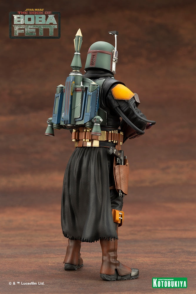 Kotobukiya 1/10 Star Wars: The Book Of Boba Fett Series ARTFX+ BOBA FETT™, Pre-Painted PVC Easy-to-Assemble Statue