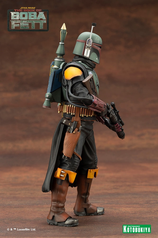 Kotobukiya 1/10 Star Wars: The Book Of Boba Fett Series ARTFX+ BOBA FETT™, Pre-Painted PVC Easy-to-Assemble Statue