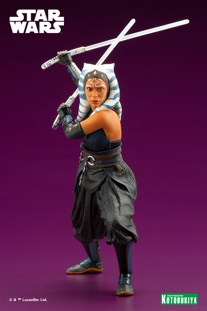 Kotobukiya 1/10 The Mandalorian Series ARTFX+ AHSOKA TANO™, Pre-Painted Pvc Statue