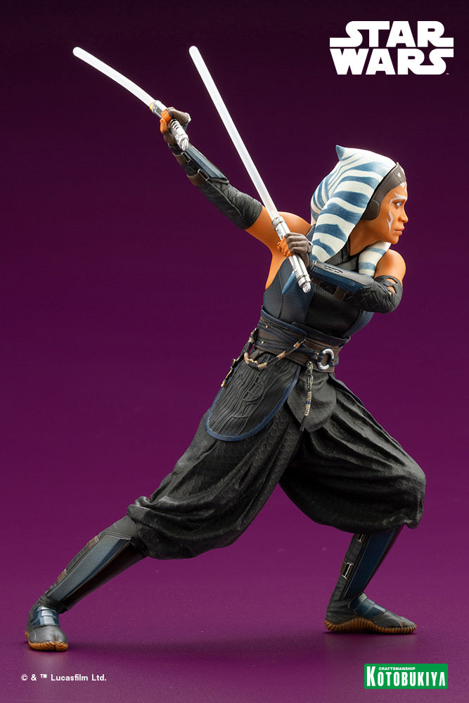 Kotobukiya 1/10 The Mandalorian Series ARTFX+ AHSOKA TANO™, Pre-Painted Pvc Statue