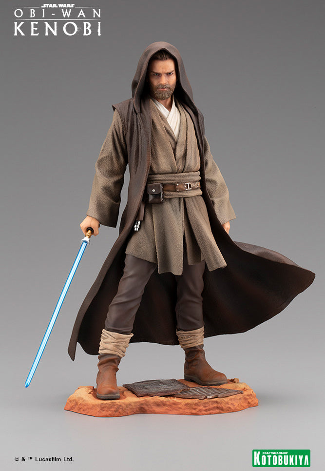 Kotobukiya 1/7 Star Wars Series ARTFX Obi-Wan Kenobi™, Pre-Painted Pvc Statue