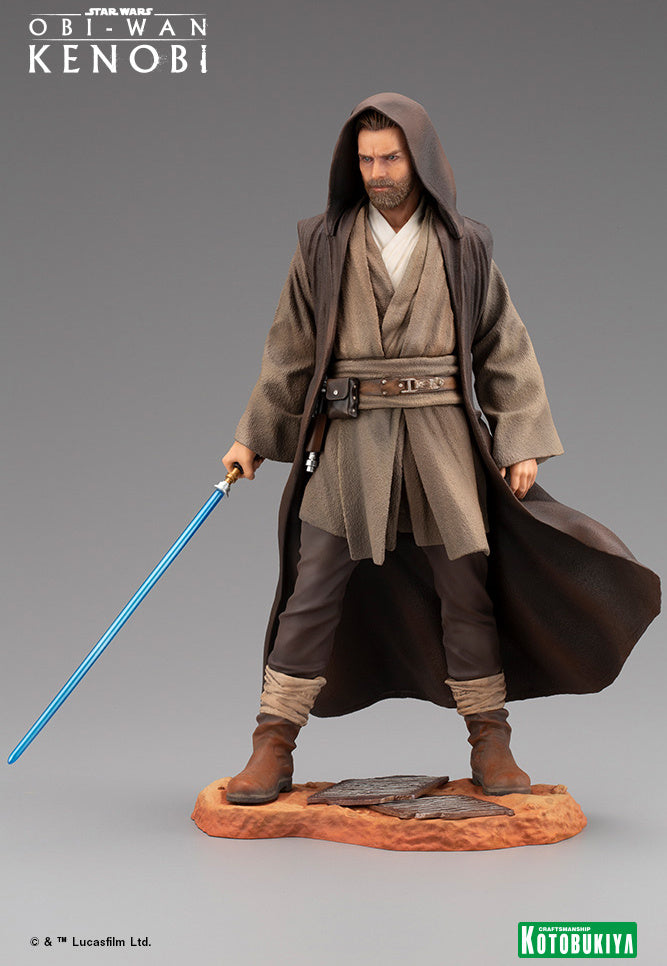 Kotobukiya 1/7 Star Wars Series ARTFX Obi-Wan Kenobi™, Pre-Painted Pvc Statue